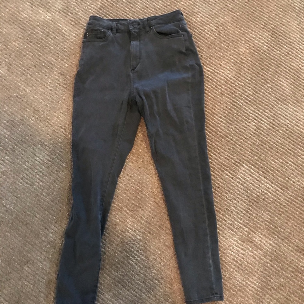 DL1961 Chrissy high rise skinny jeans-battle wash